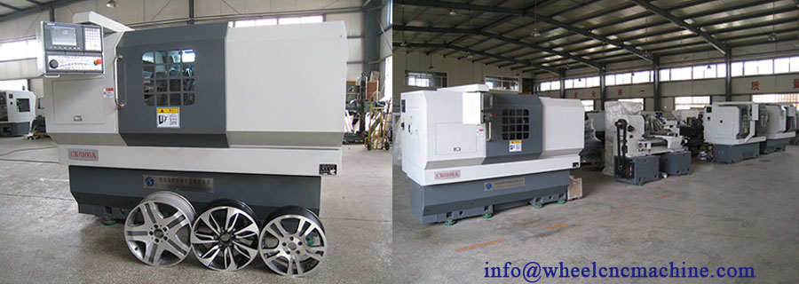 high precision alloy CNC wheel lathe machine ck6166A
