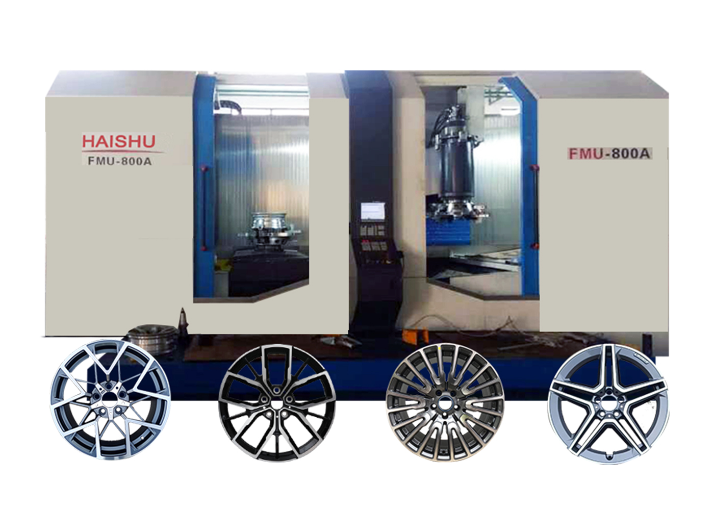 Wheel CNC Machining Center FMU-800A was successfully developed