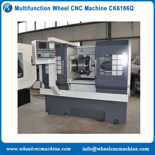 Customized CK6166Q Multifunction Wheel CNC Machine