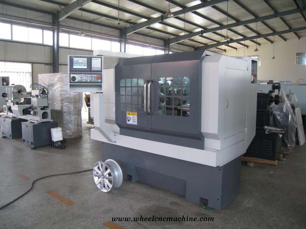 car wheel cnc lathe machine CK6166A was exported to Russia