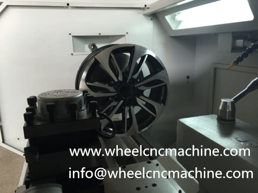 Alloy wheel CNC machine CK6166A was Delivered to Turkey