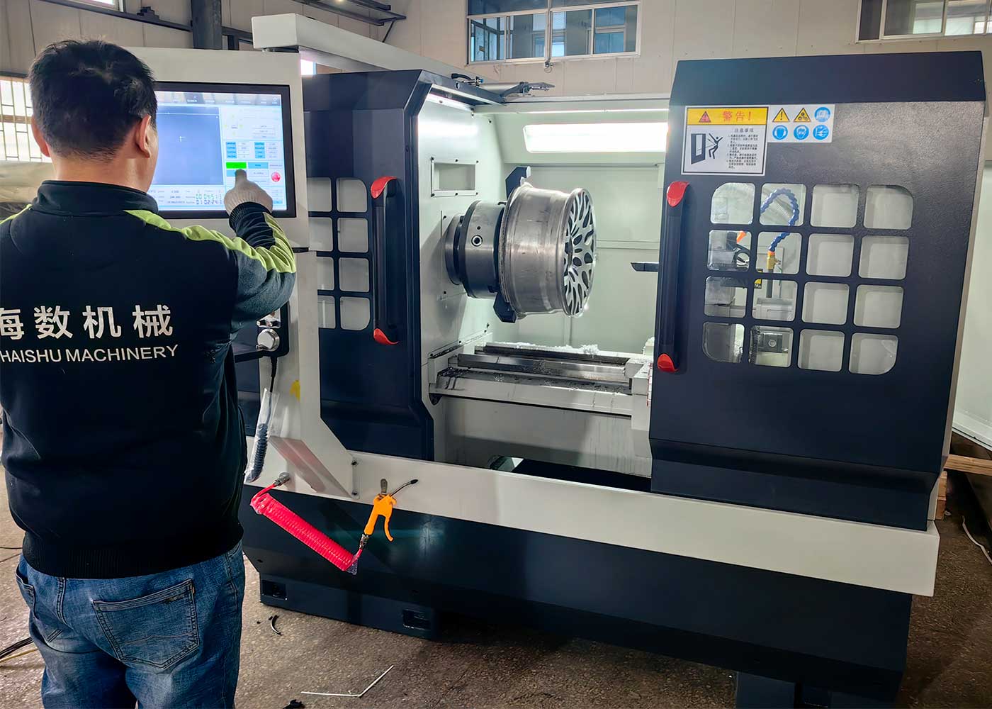 In-Depth Look at the CK6180A Alloy Wheel CNC Lathe