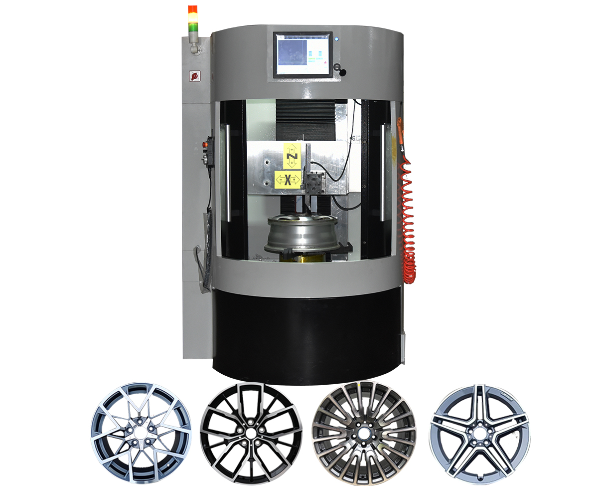 wheel repair lathe machine