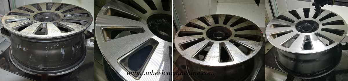 High Quality Vertical Wheel Repair Lathe CLK-35 Processed Wheels