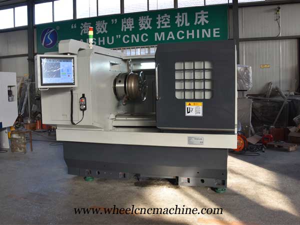 wheel repair lathe exported to Poland