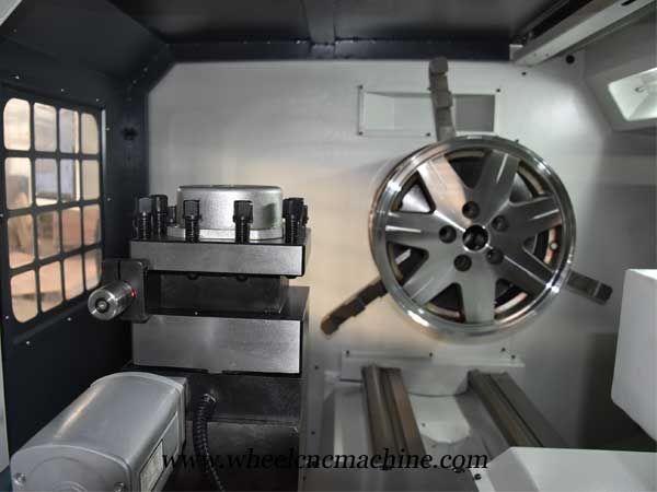 Alloy wheel lathe exported to Poland