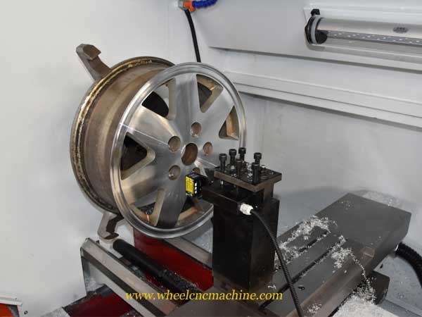 alloy wheel cnc machine CK6160Q Exported To Spain