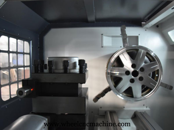 wheel cnc lathe CK6180A Was Exported to USA