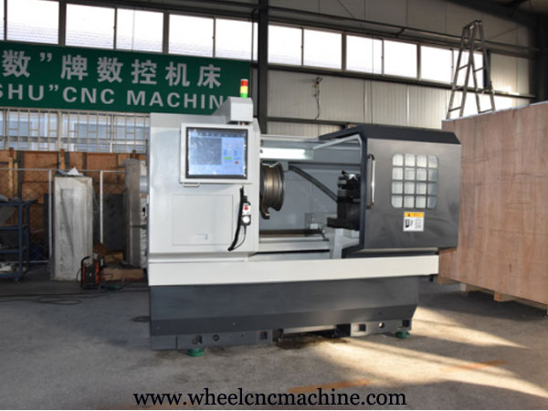 Diamond Cut Alloy Machine CK6180A Export To Canada