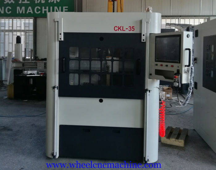 Vertical CNC Rim Repair Machine CKL-35 Export to the Netherlands