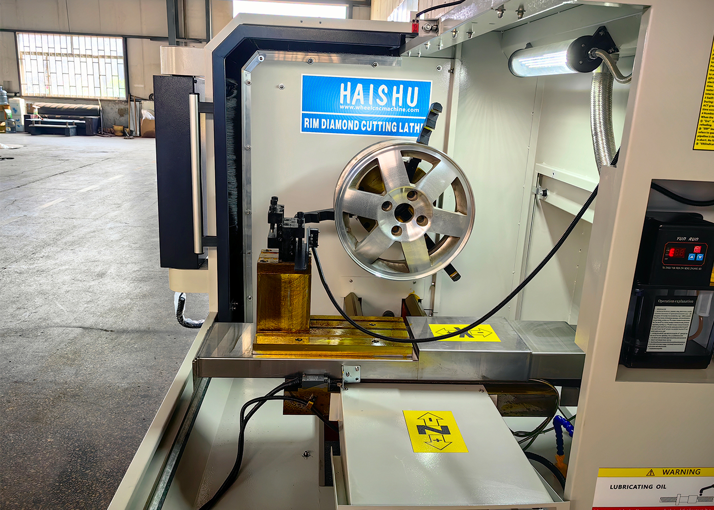 what is alloy wheel repair machine