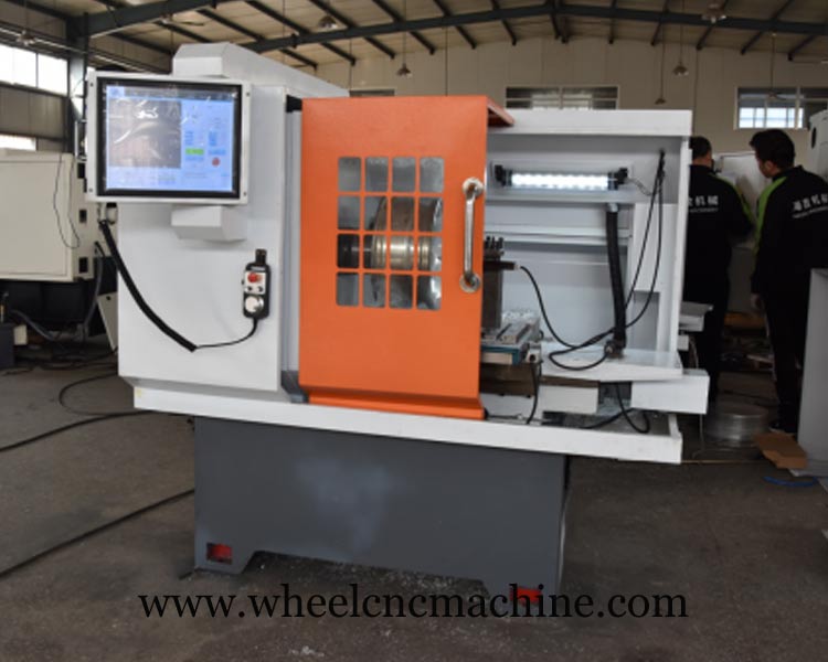 alloy wheel lathe CK6160Q Exported To Spain