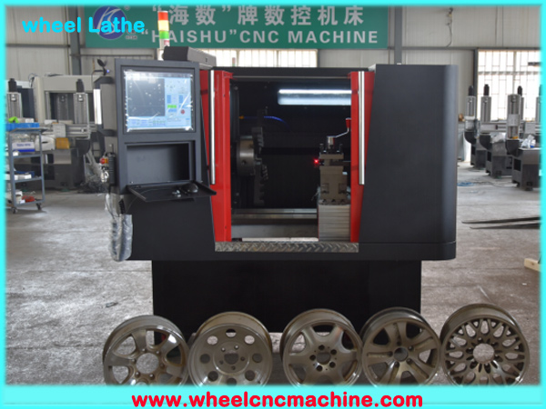 Diamond Cutting Alloy Wheels Lathe CK6160W Exported To Russia