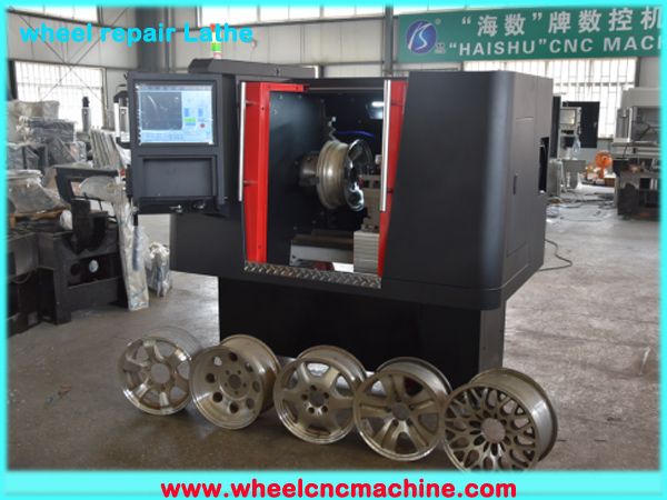 wheel repair lathe CK6160W Exported To Russia