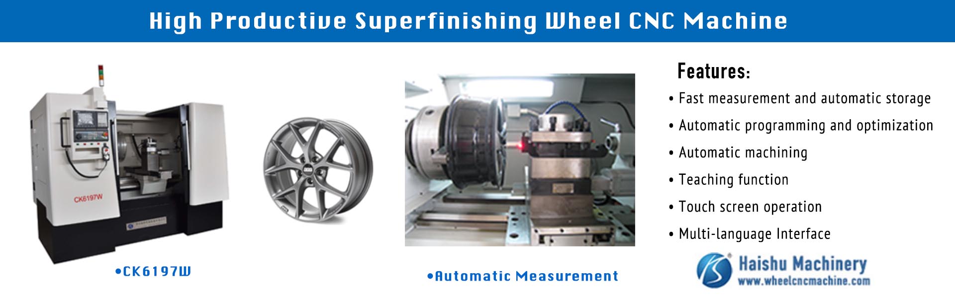 High Productive Superfinishing Wheel CNC Machine