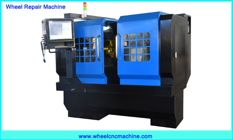 how to use car wheel repair lathe machine