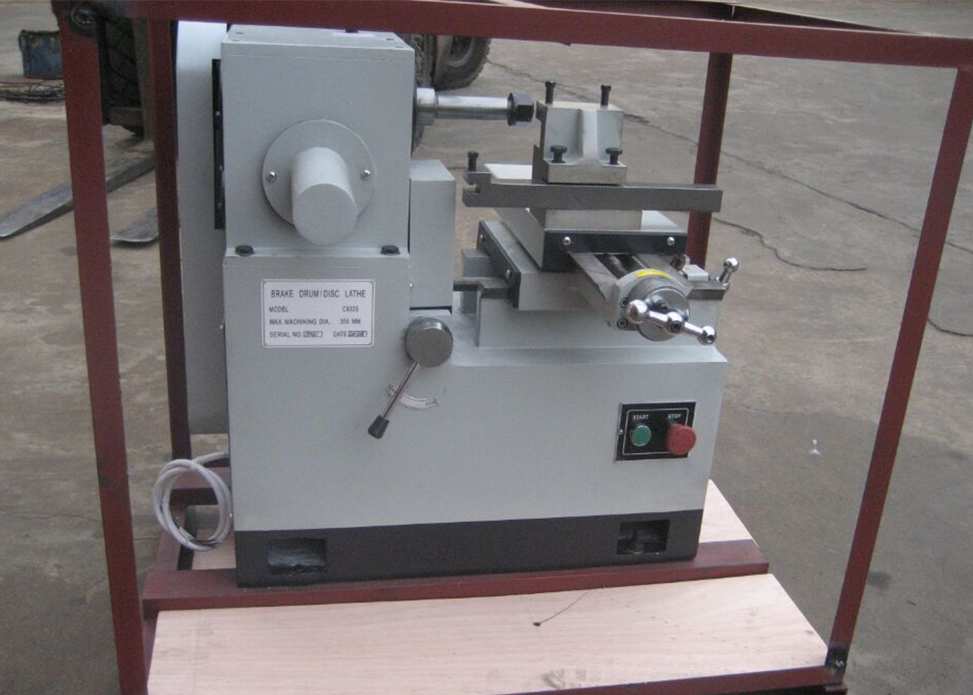 brake drum lathe machine