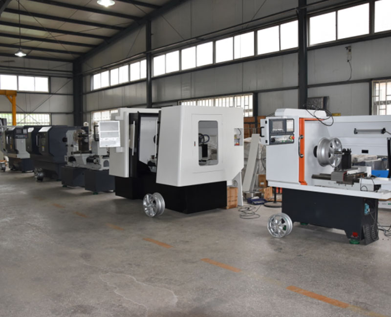 wheel cnc lathe CK6190W Exported To Germany
