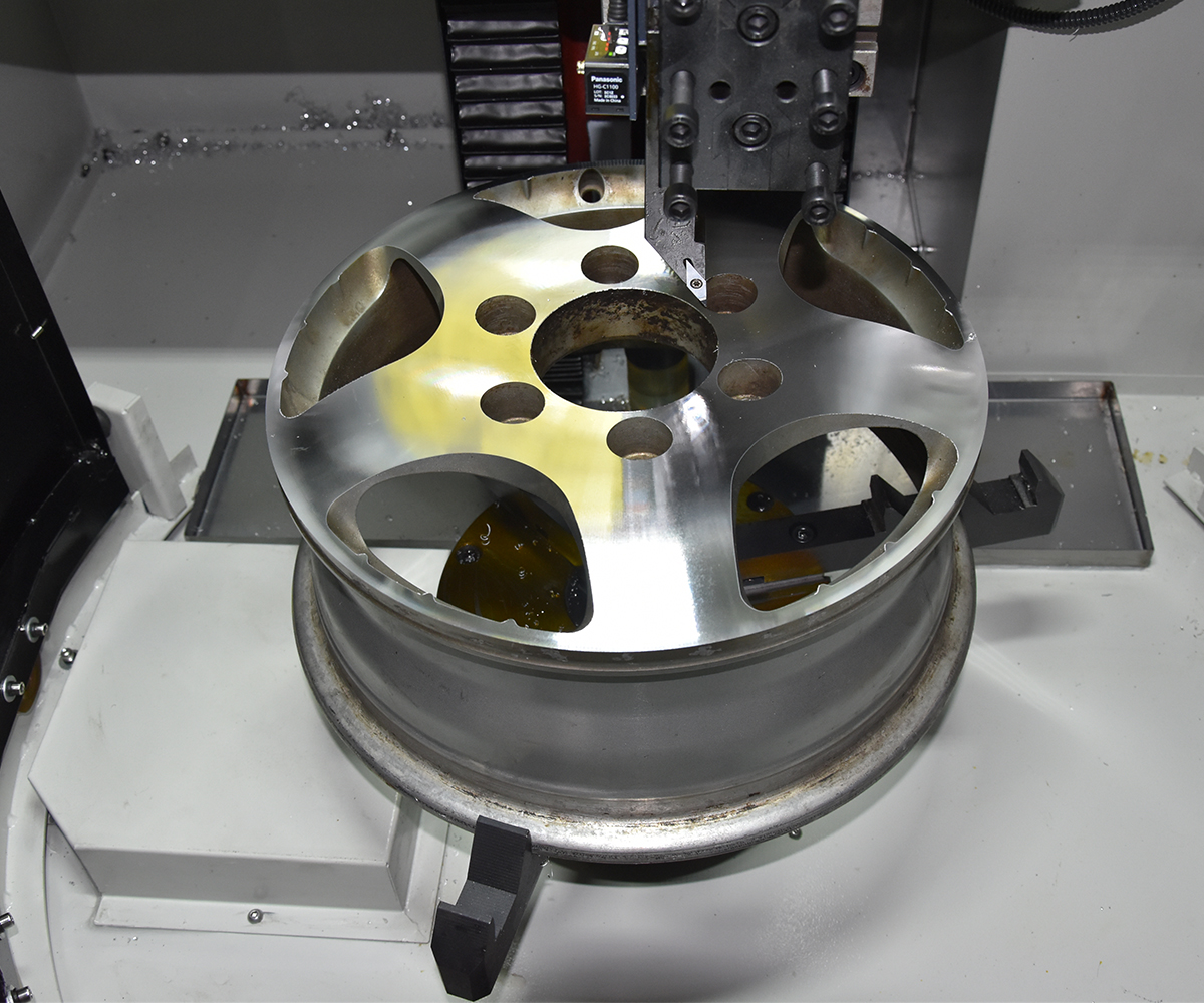 wheel repair lathe machine